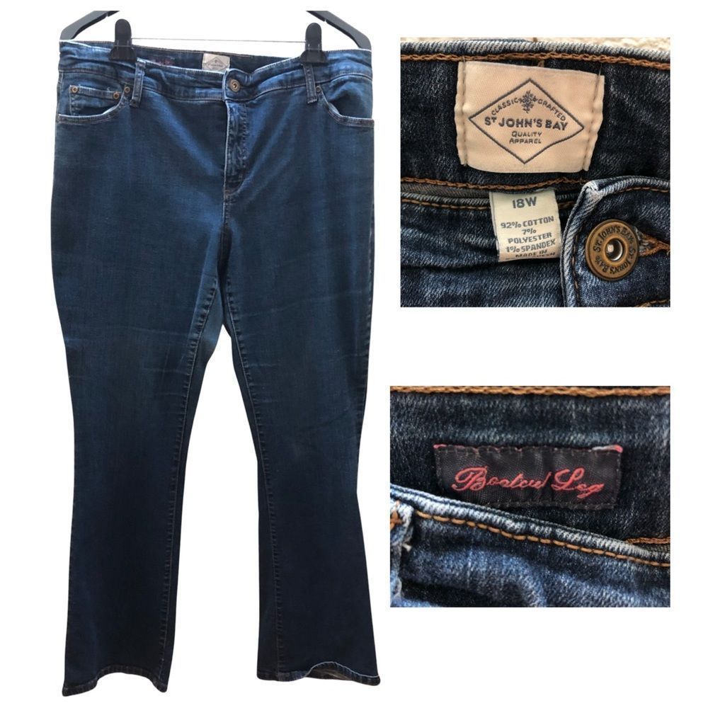 18W St John’s Bay Bootcut Jeans